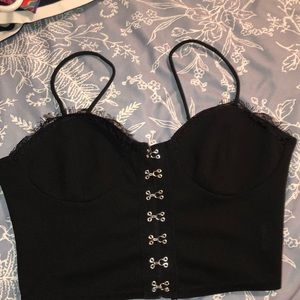 Cami top with hooks